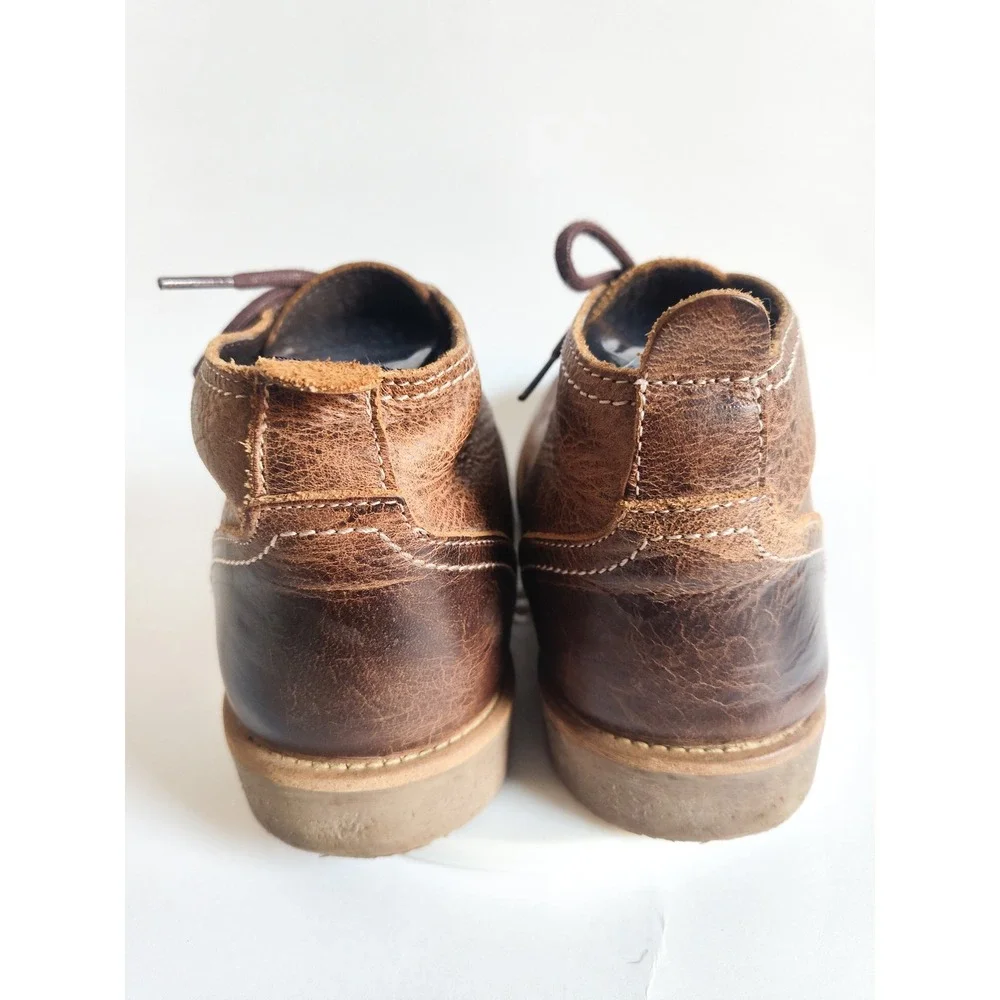 Bed Stu Chukka Boots 10 Ankle Boots Lace Up Leather Distressed Rugged Casual